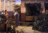 Sir Lawrence Alma-Tadema The Flower Market painting